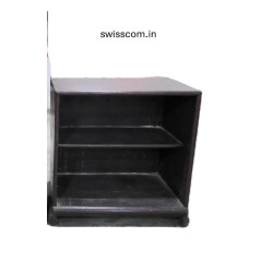Wooden Bookshelf Cum Shoe Rack – 2 Shelf Multipurpose Storage Unit