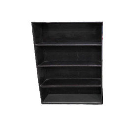 Wooden Bookshelf Cum Shoe Rack – 4 Shelf Multipurpose Storage Unit
