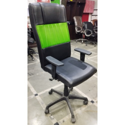 Green & Black Ergonomic Office Chair | Executive Computer Chair