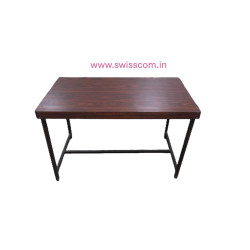 Study table with wooden top 4' x 2' & M.S. frame without drawers